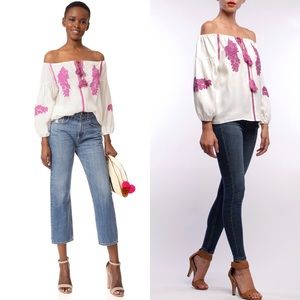 Line & Dot Alicia Embellishment Top